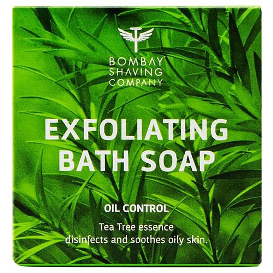 Bombay Shaving Company Oil Control Bath Soap With Tea Tree extracts & Oatmeal - For Sensitive Skin