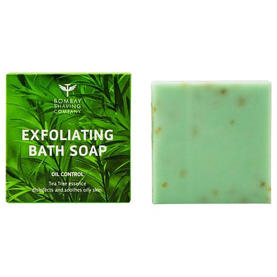 Bombay Shaving Company Oil Control Bath Soap With Tea Tree extracts & Oatmeal - For Sensitive Skin