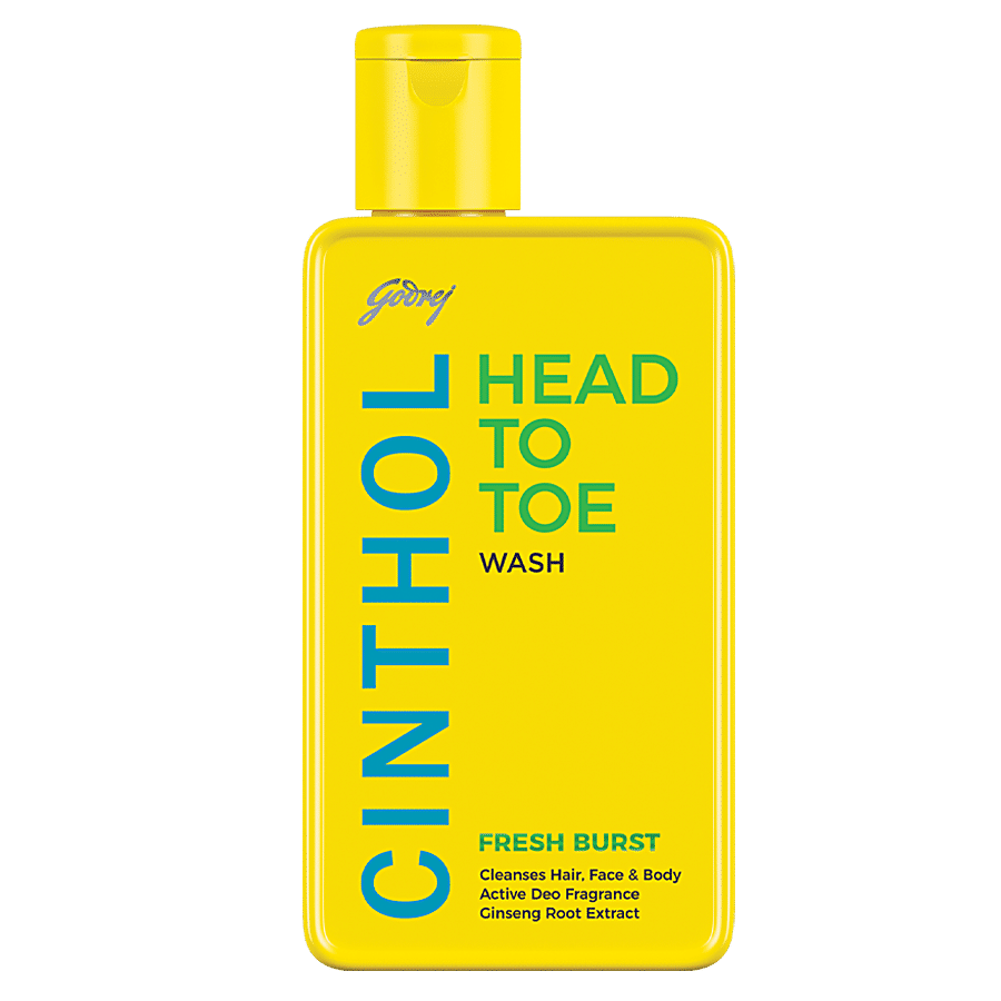 Cinthol Head To Toe 3-in-1 Wash - Fresh Burst