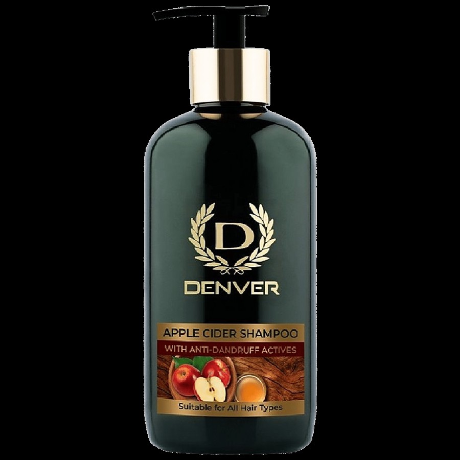 Denver Apple Cider Vinegar Shampoo - With Anti-Dandruff Actives