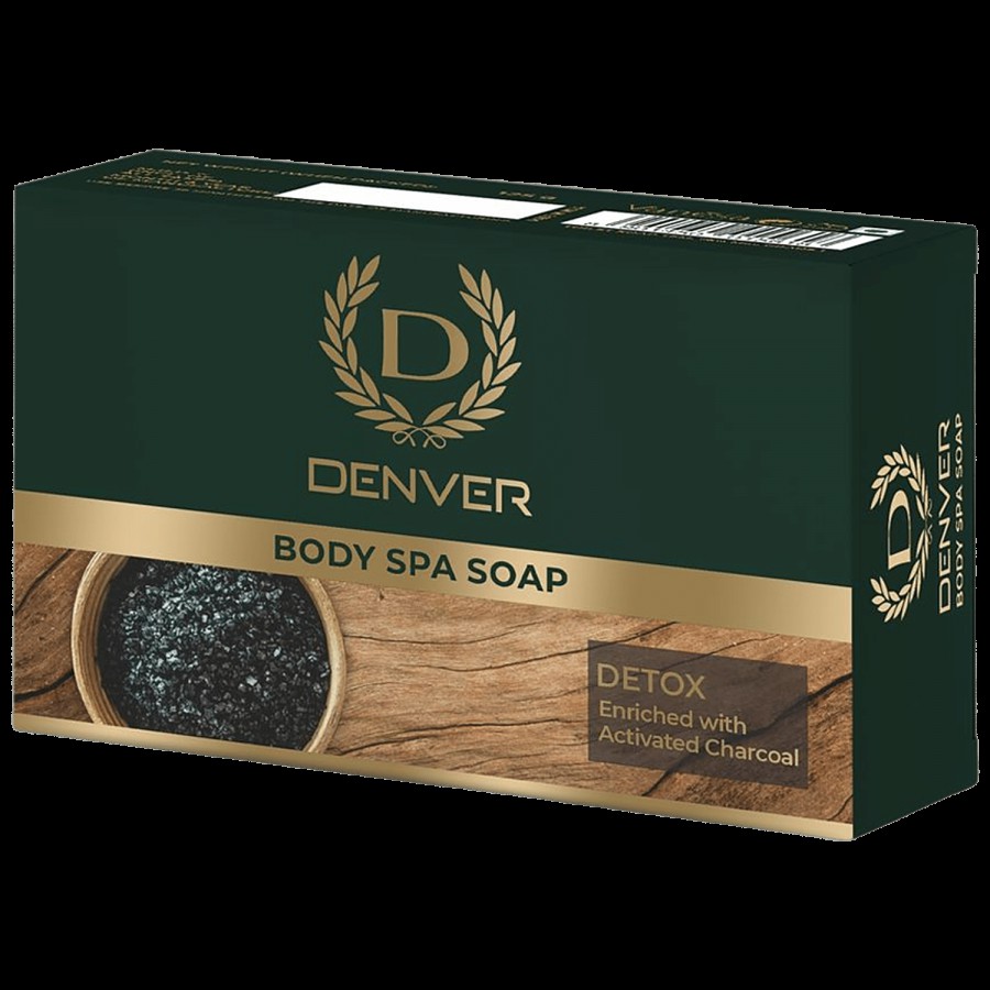 Denver Detox Body Spa Soap - With Activated Charcoal