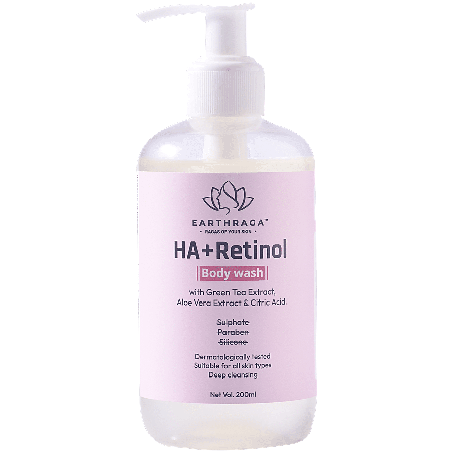 Earthraga HA & Retinol Body Wash