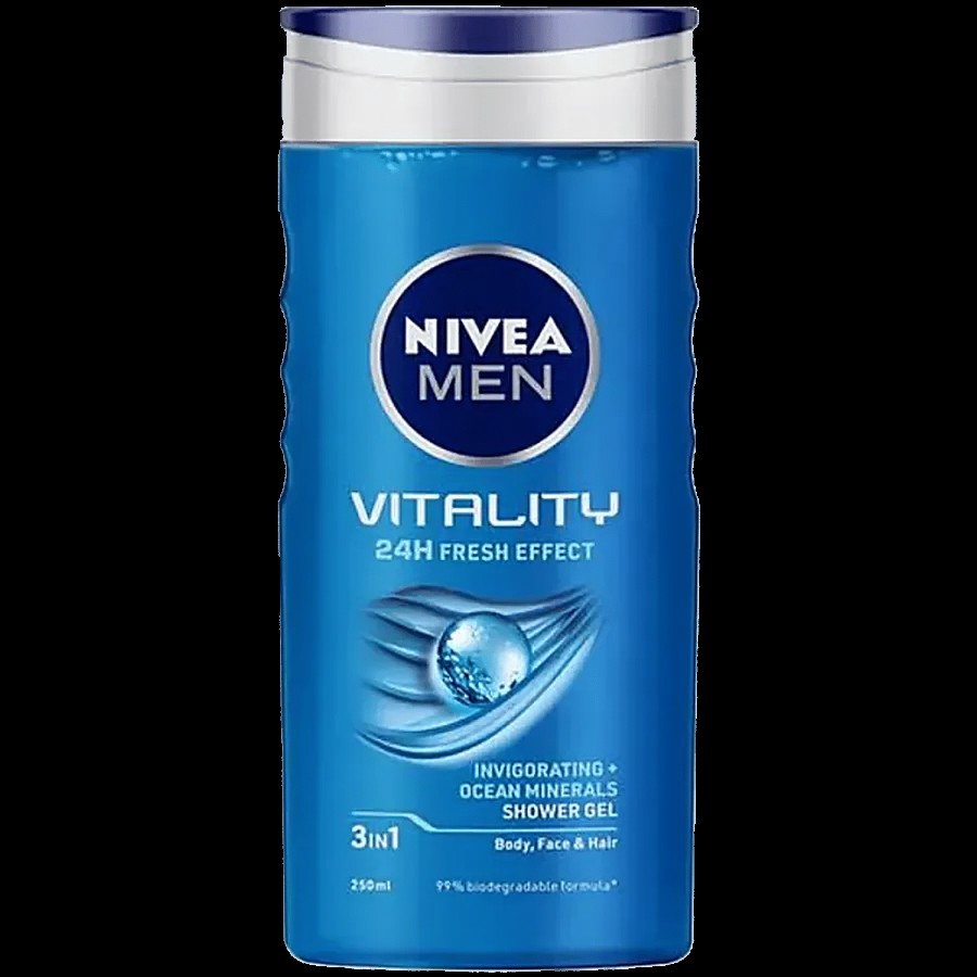 NIVEA Vitality Fresh Shower Gel With Ocean Minerals For Body