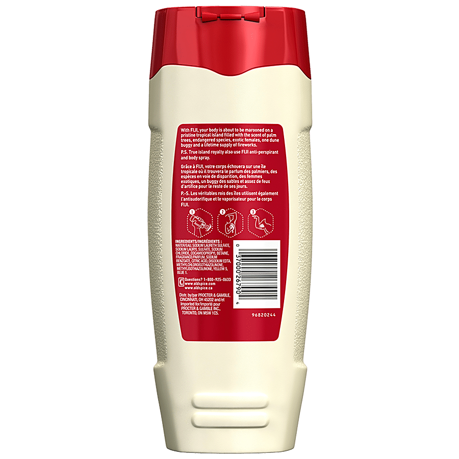 Old Spice Fresher Fiji Scent Body Wash - For Men