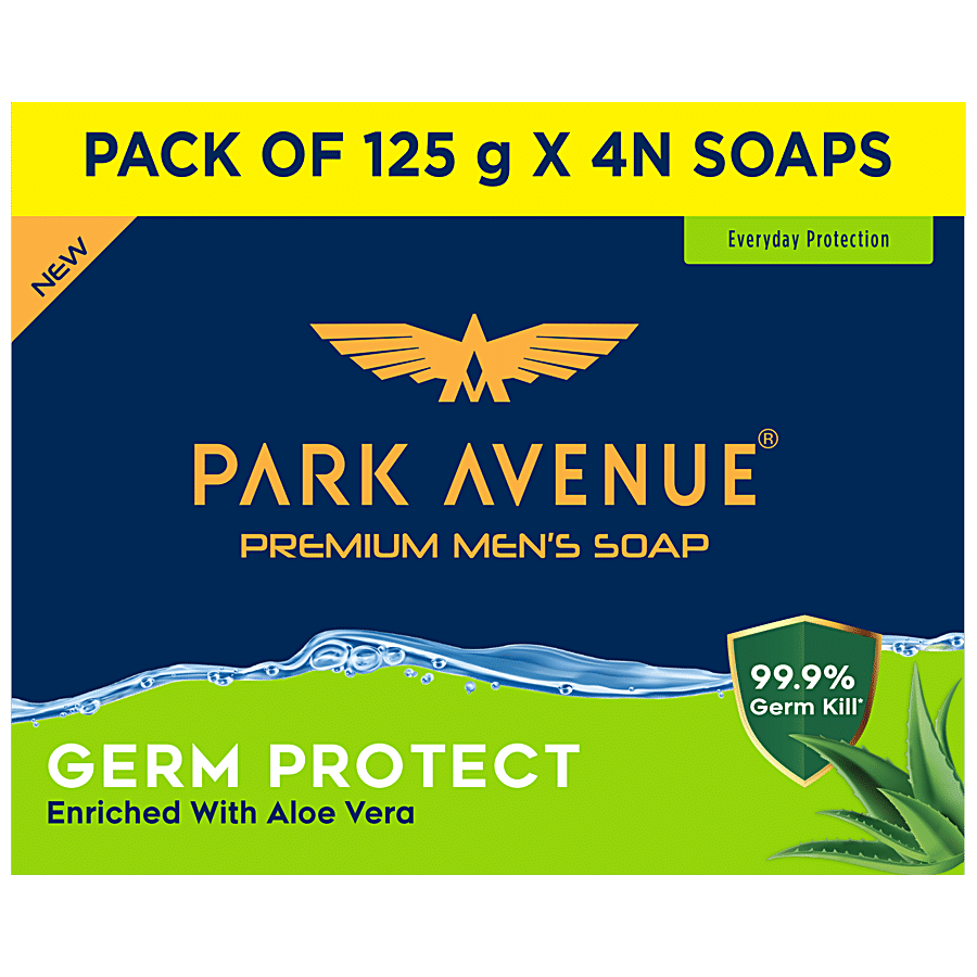 Park Avenue Germ Protect Premium Men’s Soap | Enriched with Aloe Vera