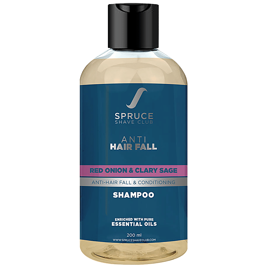 Spruce Shave Club Natural Onion & Clary Sage Shampoo - Hair Fall & Dandruff Control