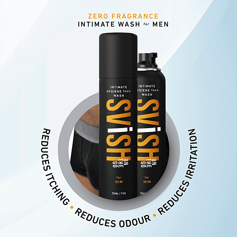 Svish On The Go Ballz Intimate Hygiene Foam Wash - Paraben Free