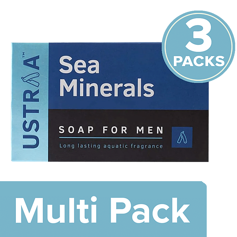 Ustraa Deo Soap For Men With Sea Minerals