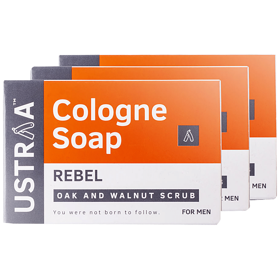 Ustraa Rebel Cologne Soap With Oak & Walnut