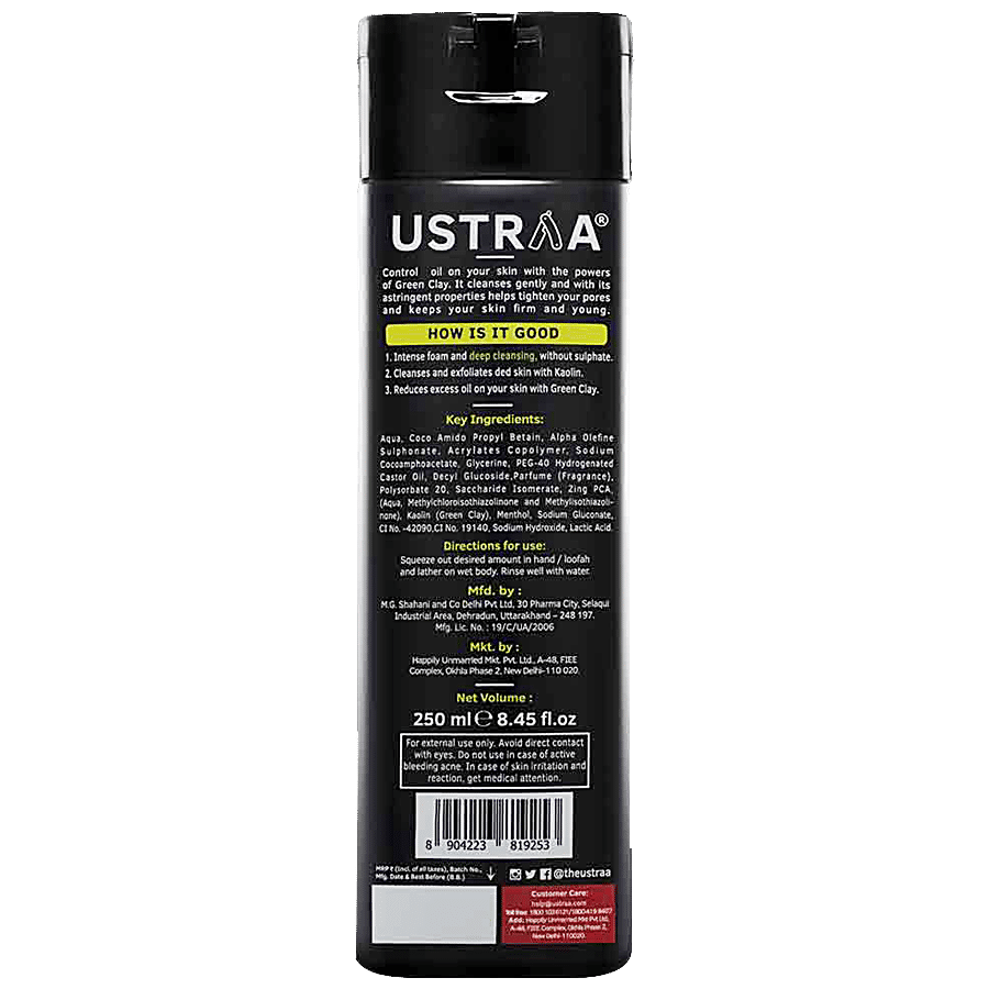 Ustraa Ustraa Body Wash - Green Clay