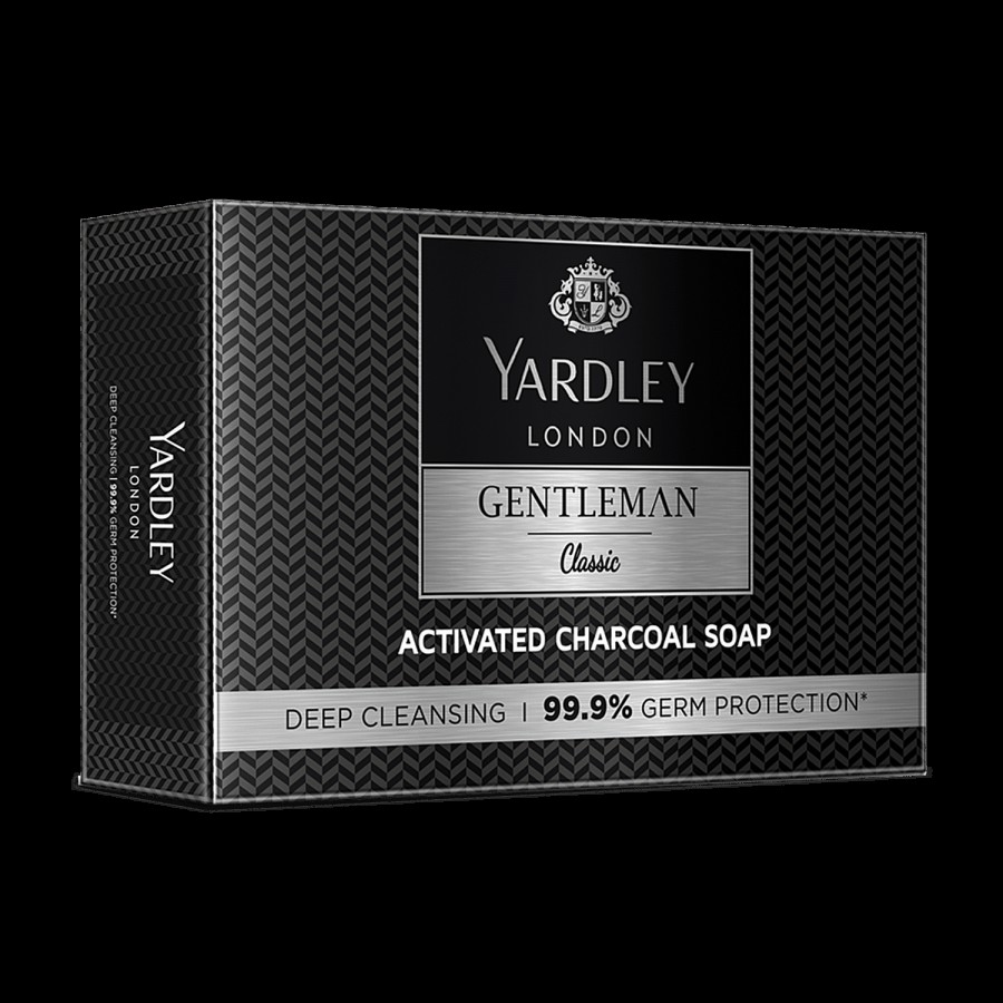 Yardley London Activated Charcoal Soap - Gentleman Classic