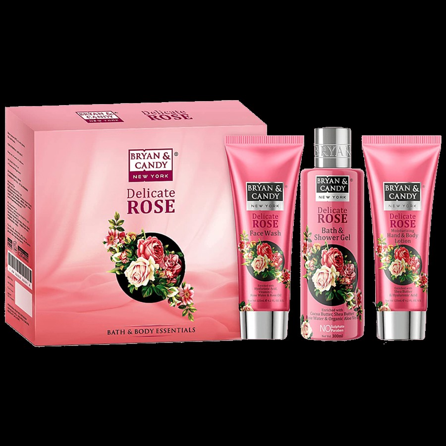 Bryan & Candy  Bath & Body Essential Gift Set - Delicate Rose