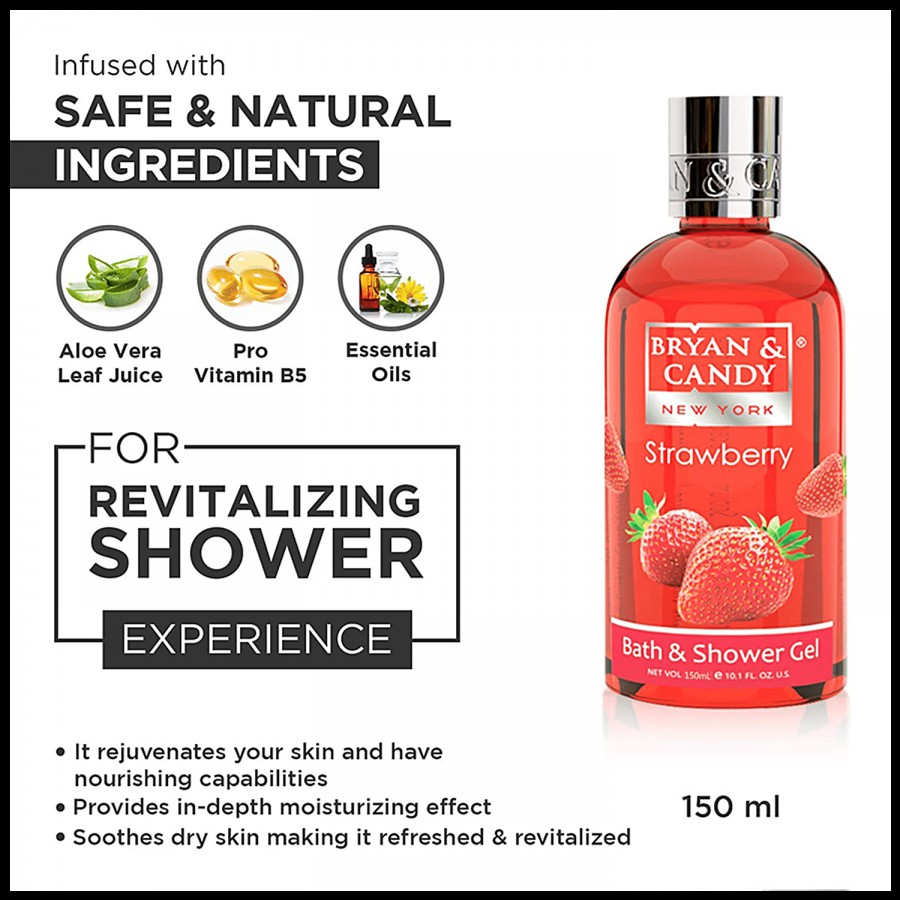 Bryan & Candy  Bath & Shower Gel Gift Set - Strawberry