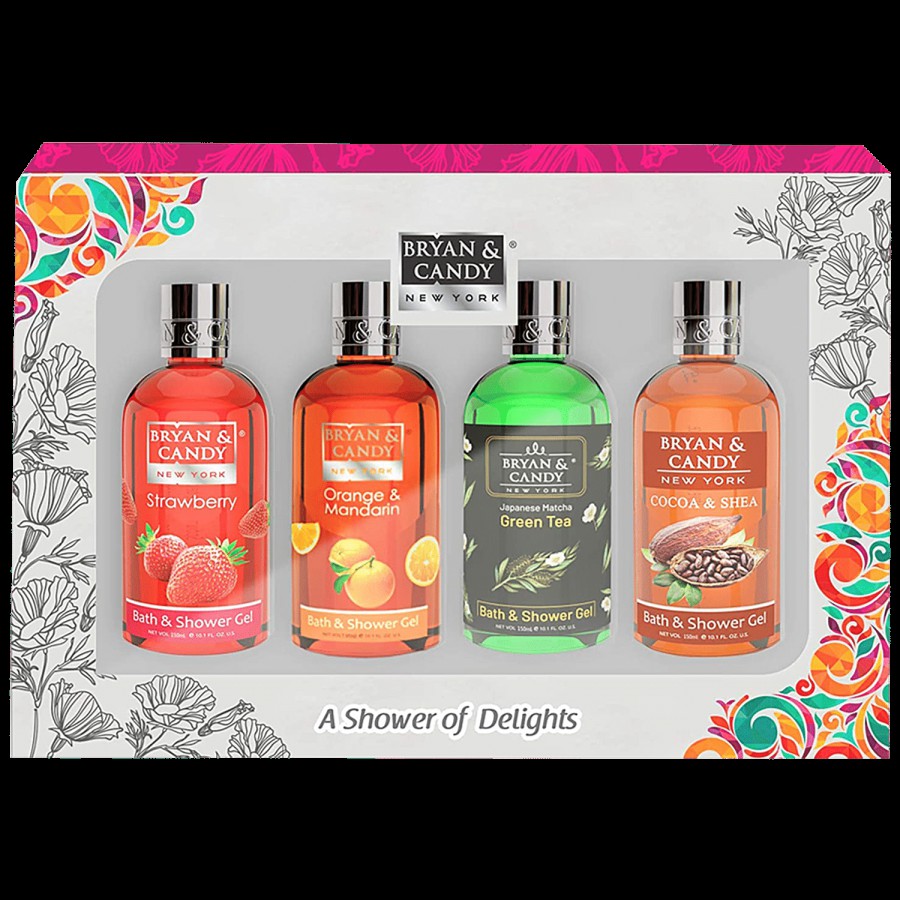 Bryan & Candy  Bath & Shower Gel Gift Set - Strawberry