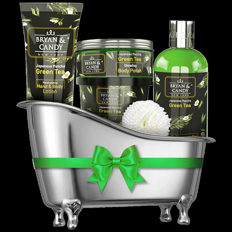 Bryan & Candy  Bath Tub Gift Set - Green Tea