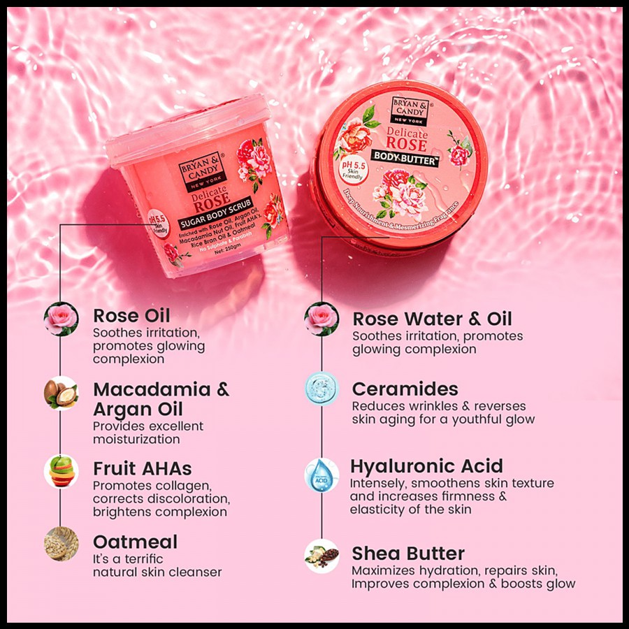 Bryan & Candy  Body Polishing Kit - Delicate Rose