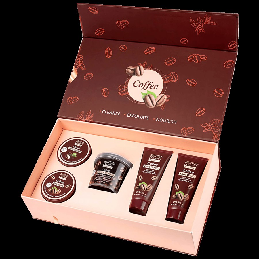 Bryan & Candy  Premium Coffee Collection Gift Set - Face & Body Care