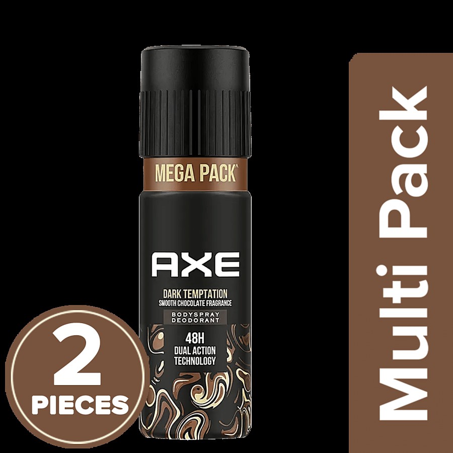 Axe Dark Temptation Body Spray Deodorant - Smooth Chocolate Fragrance