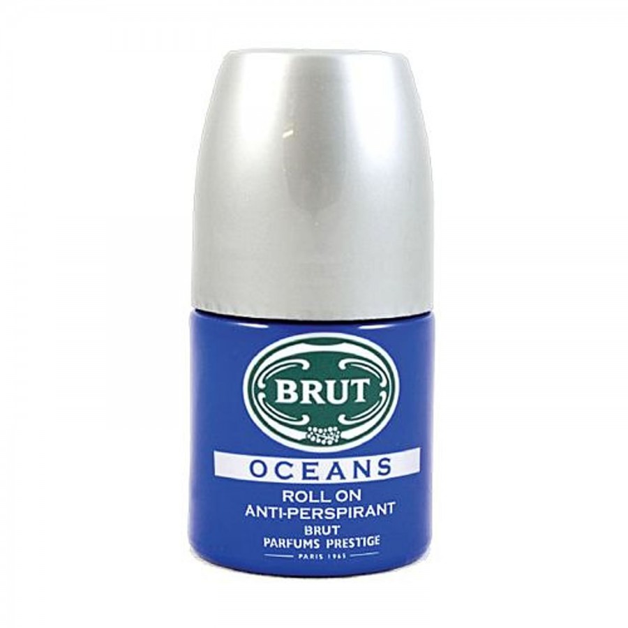 Brut Roll on Glass Deodorant - Oceans For Men