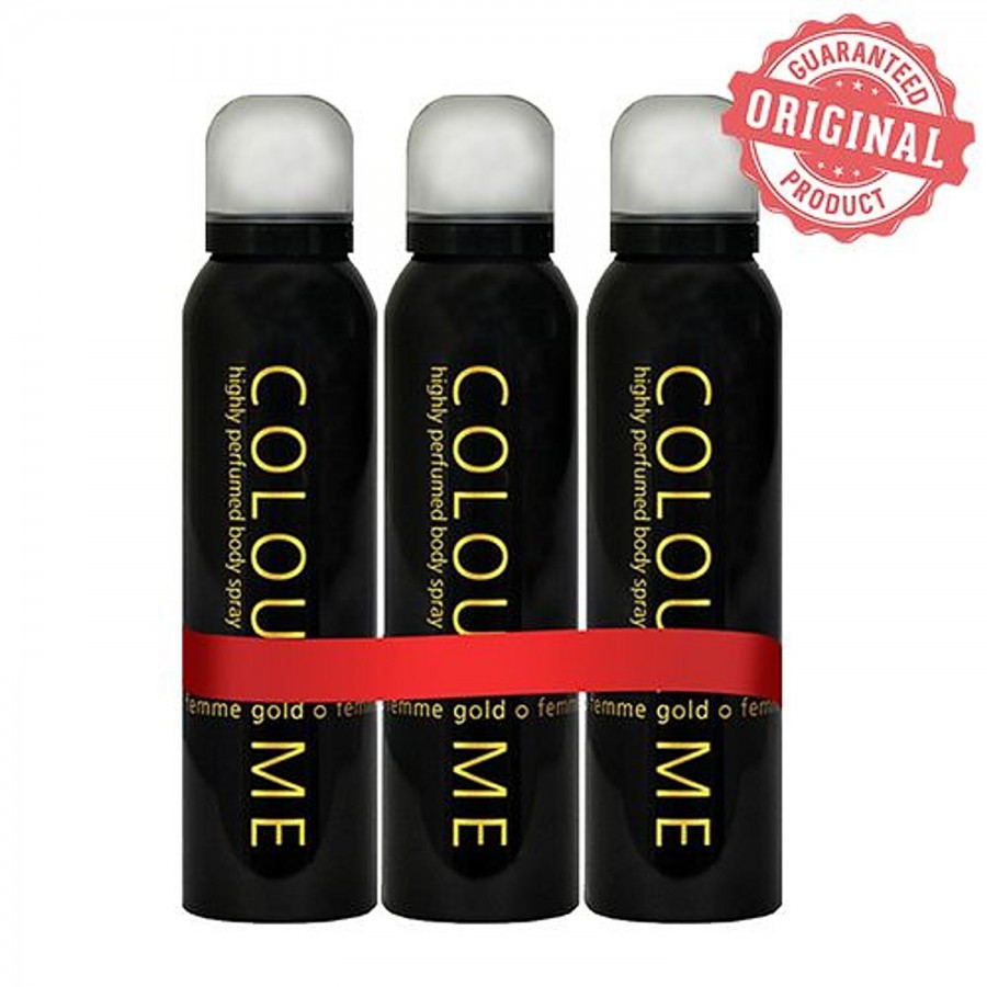 Colour Me Femme Gold Body Spray