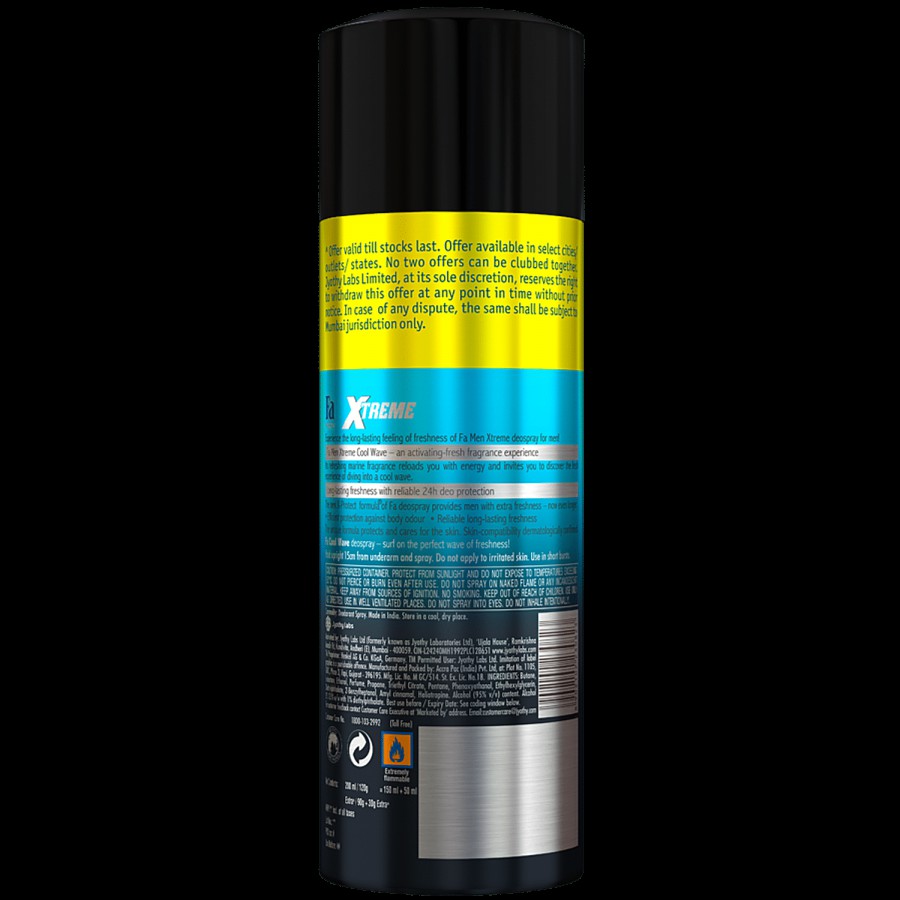 Fa Men Xtreme Cool Wave Deodorant