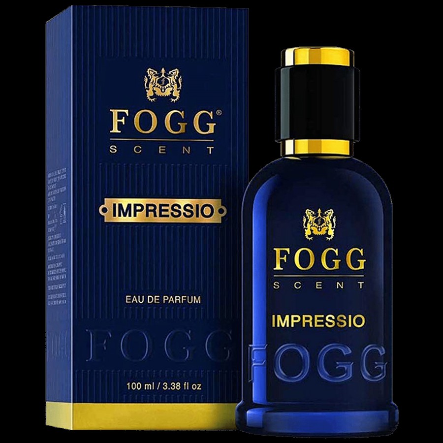 Fogg  Impressio Scent Eau De Parfum Men’s Perfume - Long-lasting Fresh & Soothing Fragrance