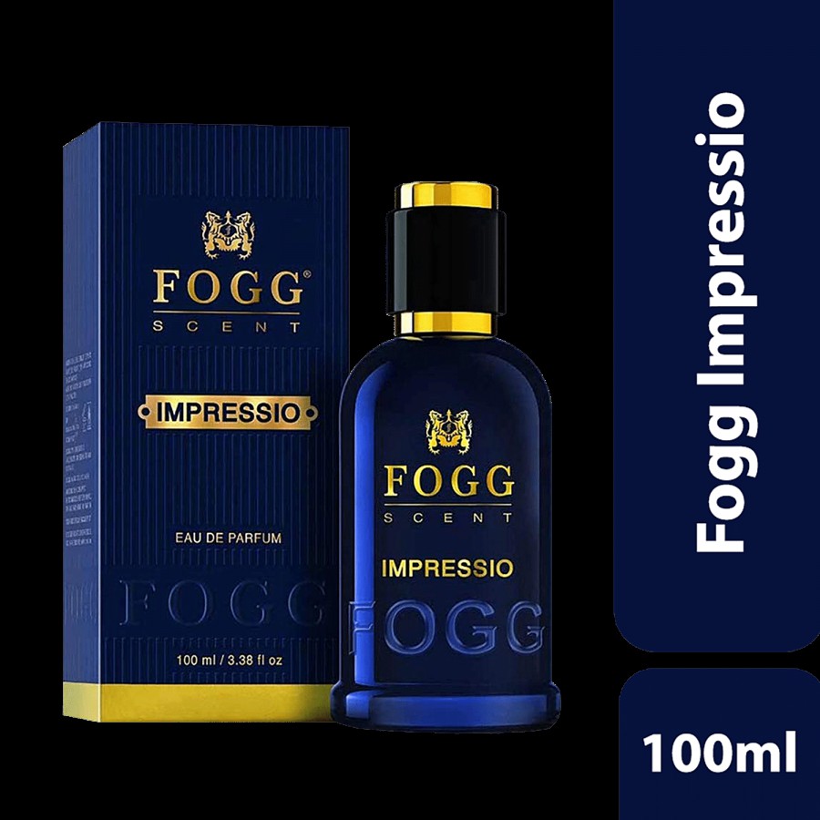 Fogg  Impressio Scent Eau De Parfum Men’s Perfume - Long-lasting Fresh & Soothing Fragrance