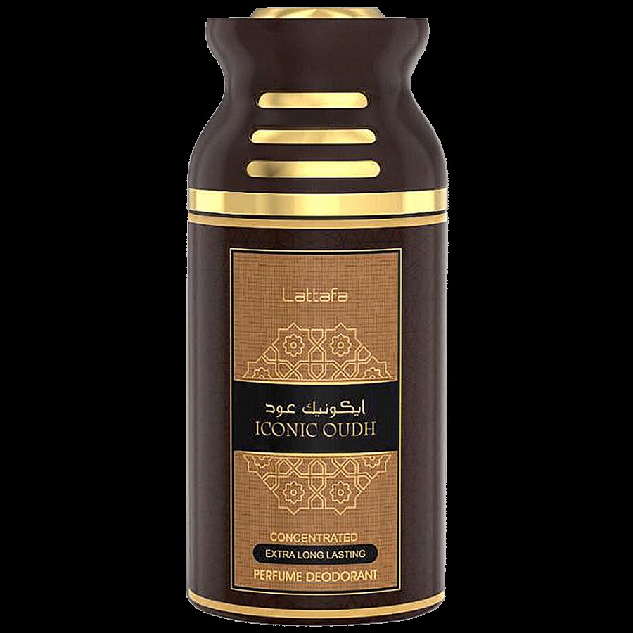 Lattafa Iconic Oud Deodorant - Imported