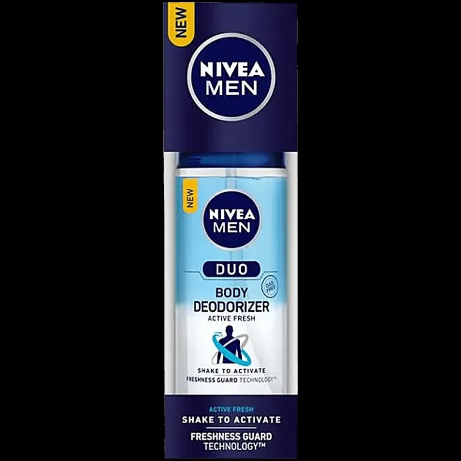 NIVEA Duo Active Fresh Gas Free Deodorant With Unique Freshness Guard Technology