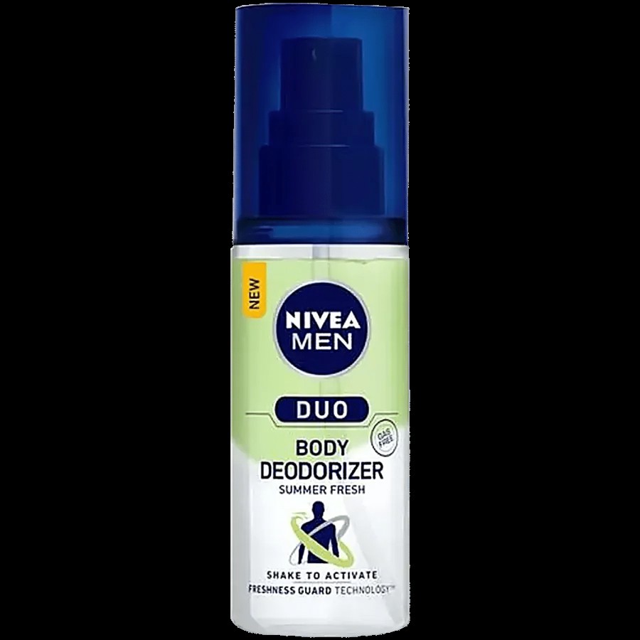 NIVEA Duo Summer Fresh Gas Free Deodorant With Unique Freshness Guard Technology