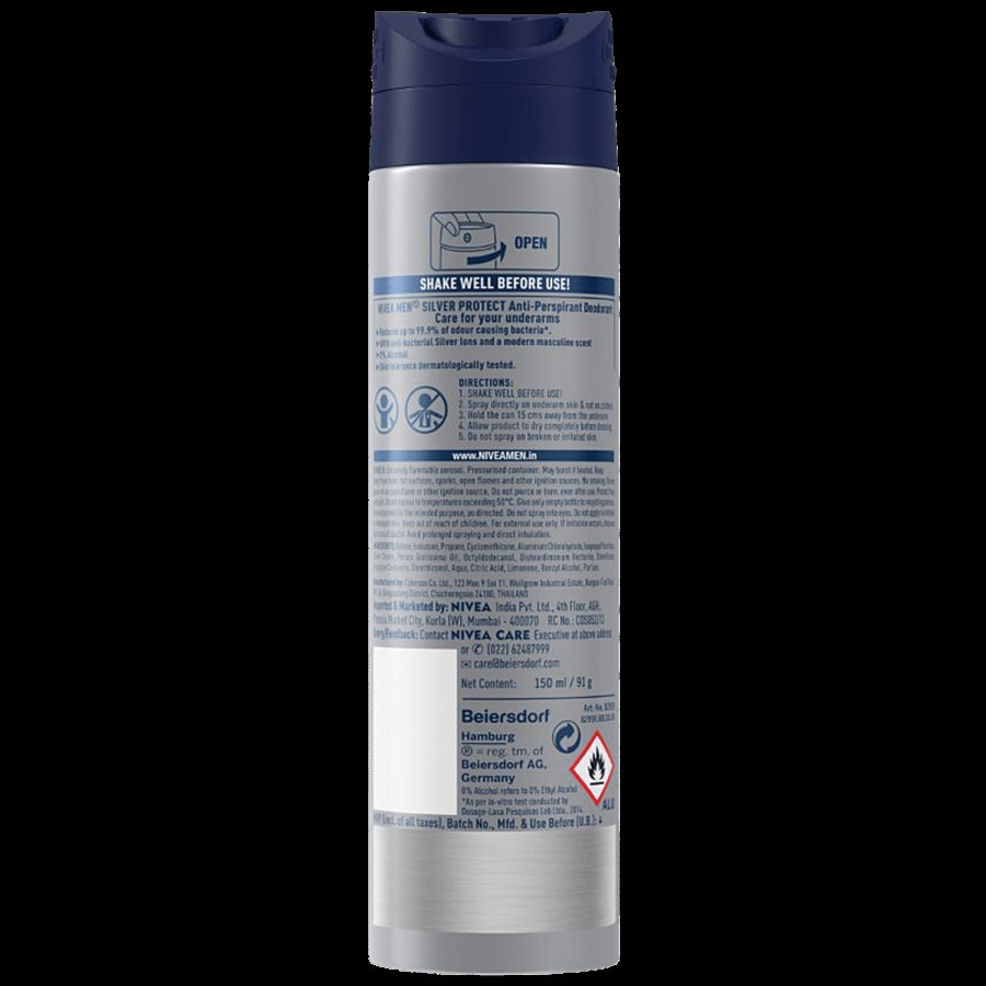 NIVEA Protect & Care Deodorant - No Skin Irritation & 48h Freshness