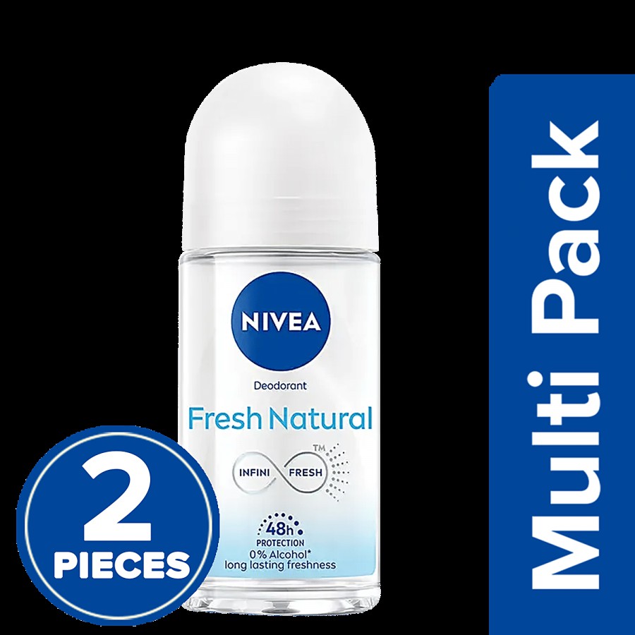 NIVEA Women Deodorant Roll-On - Fresh Natural