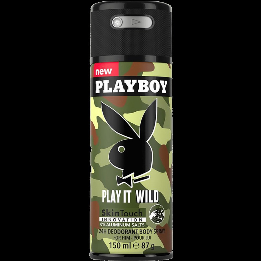 Playboy Play It Wild Men Deodorant Spray