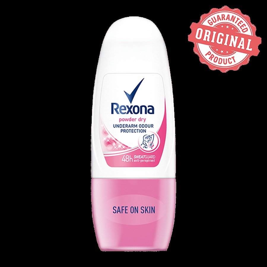 Rexona-Rollon Underarm Odour Protection Roll On - Powder Dry