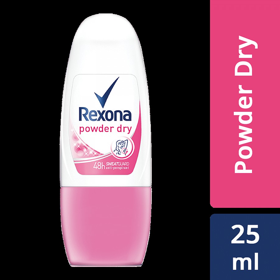 Rexona-Rollon Underarm Odour Protection Roll On - Powder Dry