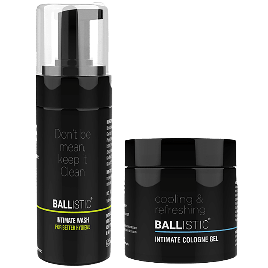 BALLISTIC  Below The Belt Hygiene Kit - Intimate Wash & Intimate Cologne Gel