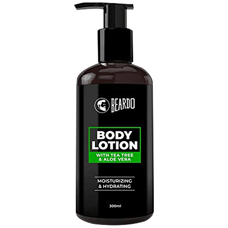 Beardo Body Lotion With Aloe Vera & Tea Tree Oil For Hydrating & Moisturising