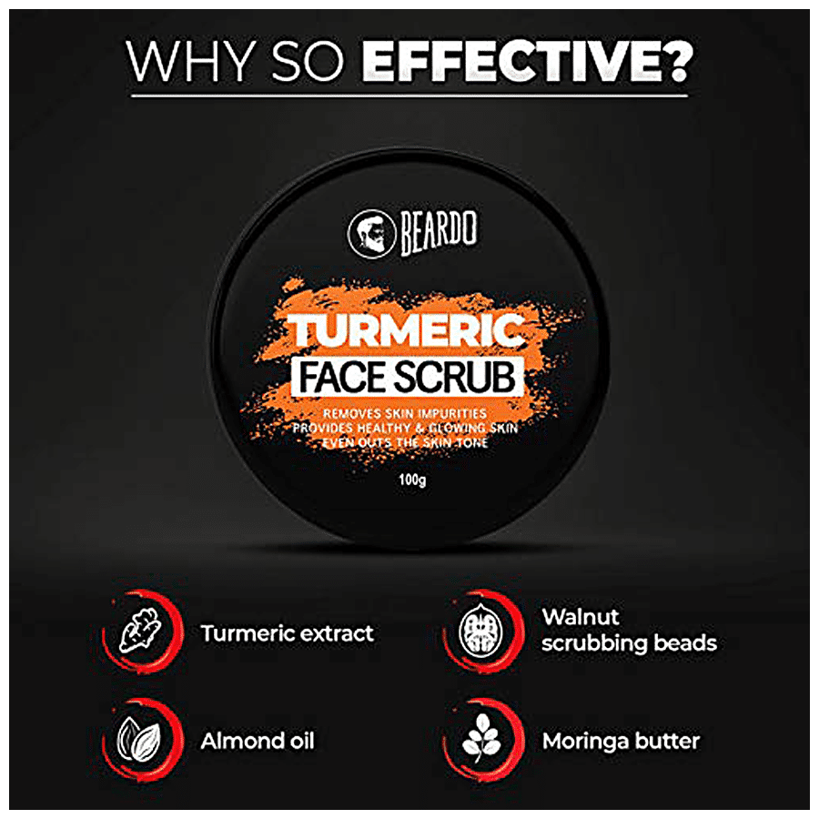 Beardo Turmeric Face Scrub For Men