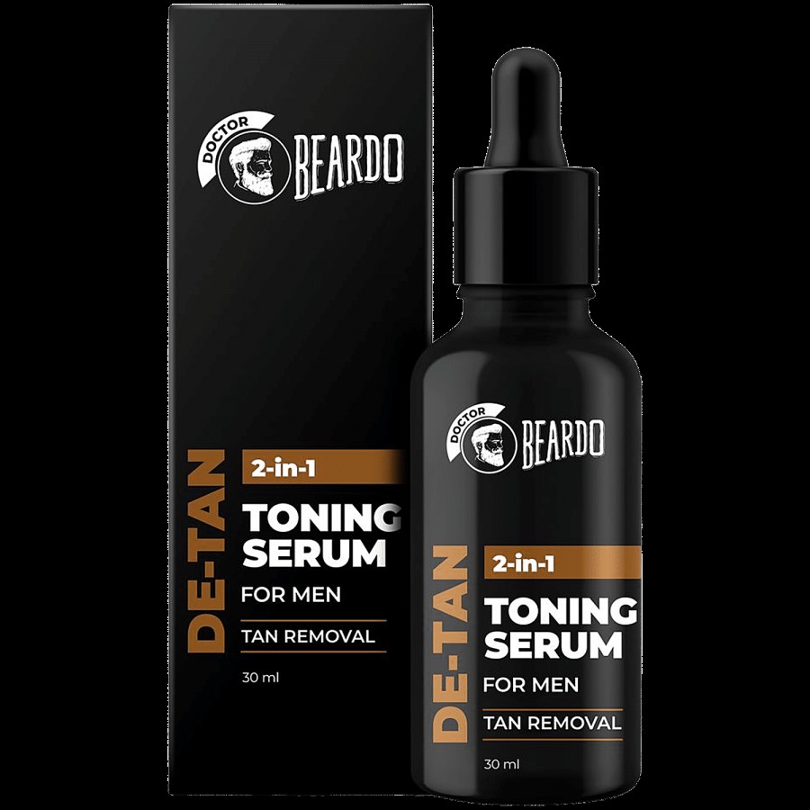 Beardo De-Tan 2-In-1 Toning Serum - For Men