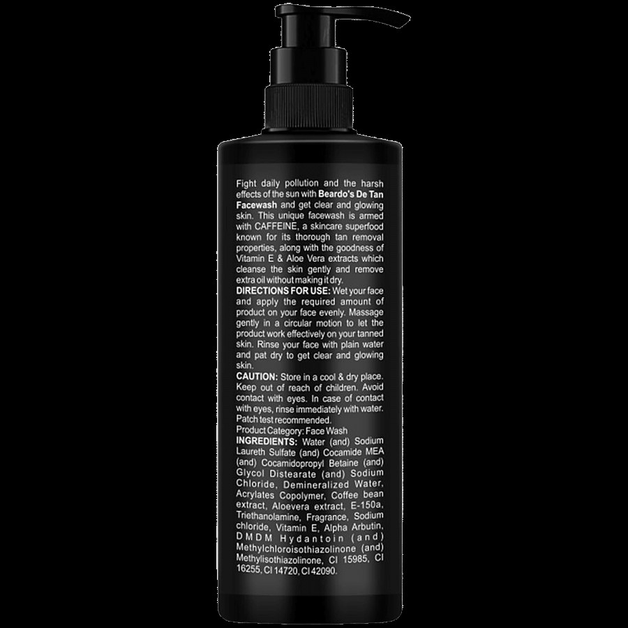 Beardo De-Tan Coffee Detox Facewash - For Men