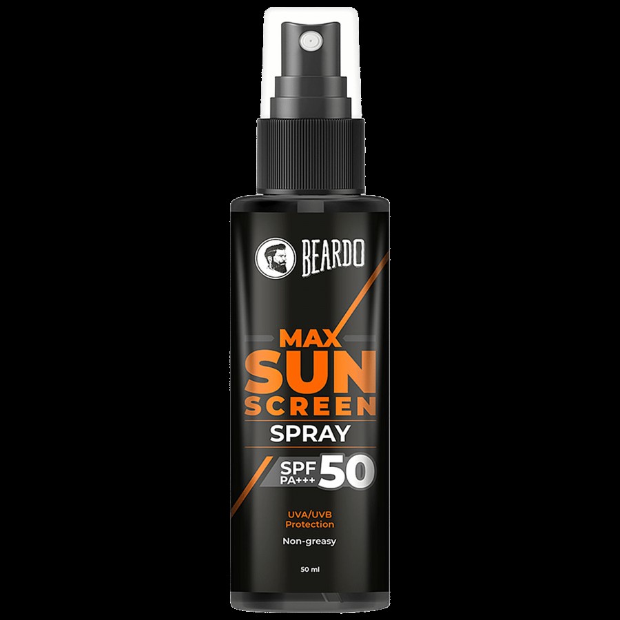 Beardo Max Sunscreen Spray - SPF 50 PA+++