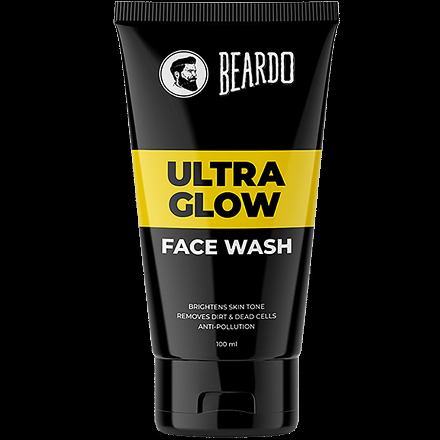 Beardo Ultra Glow Facewash All-In-1 - Brightens Skin