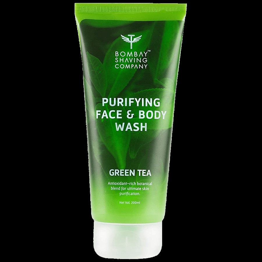 Bombay Shaving Company Purifying Face & Body Wash - Green Tea Extracts & Antioxidants For The Skin