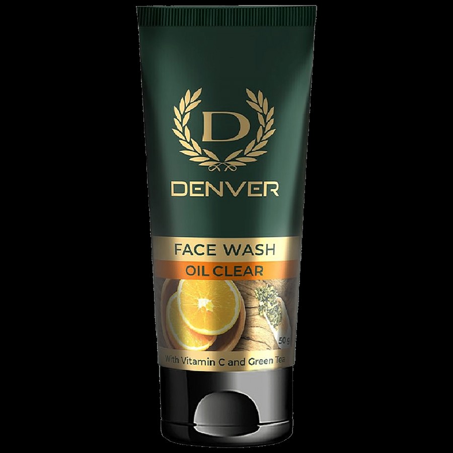 Denver Oil Clear Face Wash - With Vitamin C & Green Tea