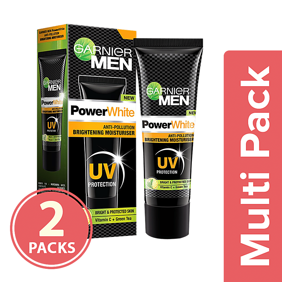 Garnier Men PowerWhite Anti-Pollution Brightening Moisturiser