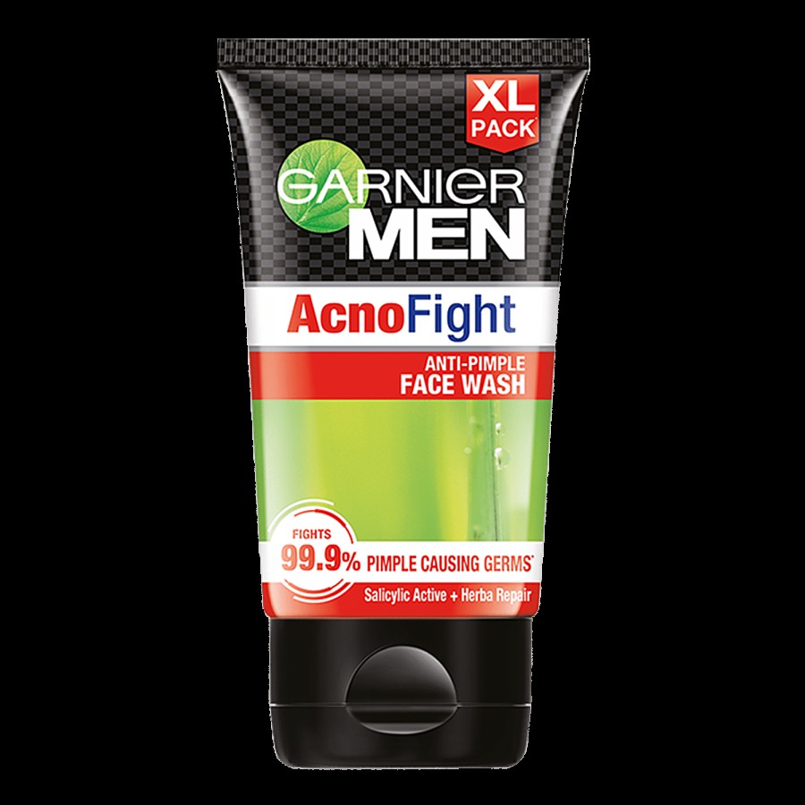 Garnier Men Acno Fight Anti-Pimple Facewash for Acne Prone Skin