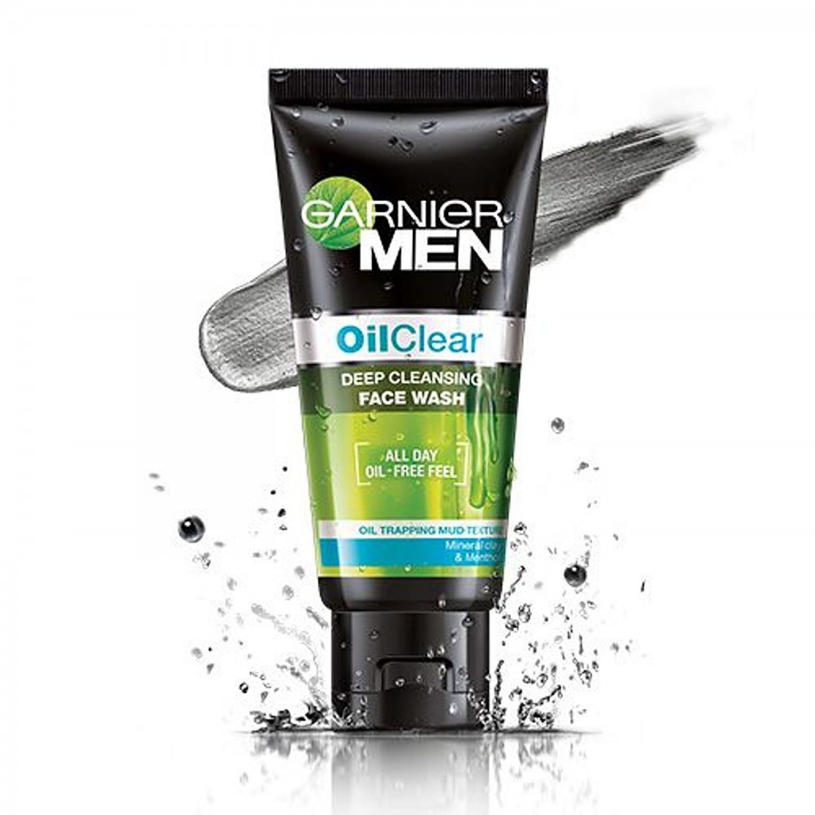 Garnier Men Oil Clear Deep Cleansing Face Wash