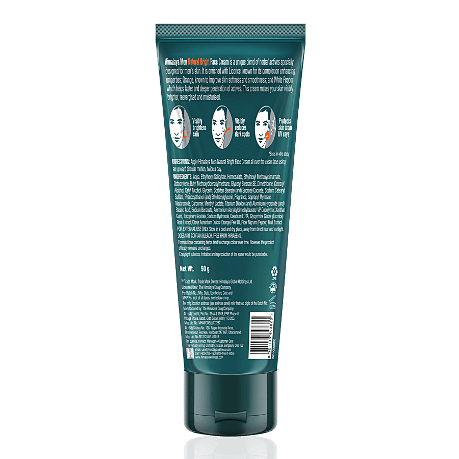 Himalaya Men Natural Bright Face Cream SPF 15