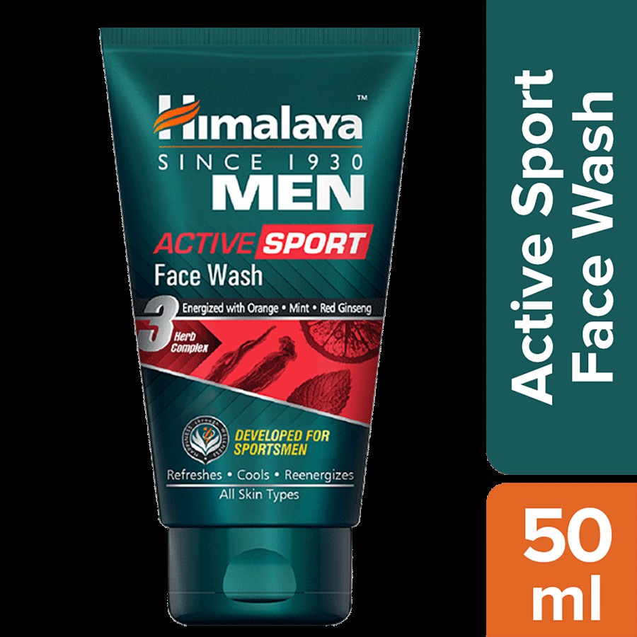 Himalaya Men Active Sport Face Wash