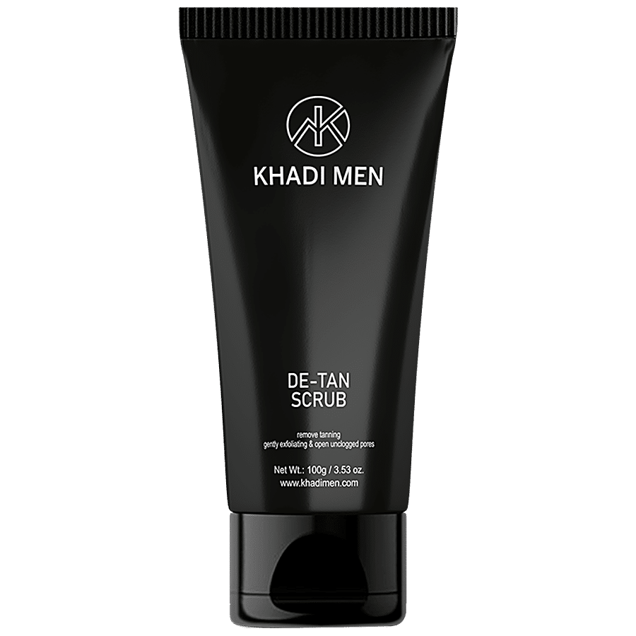 Khadi Men De-Tan Scrub - Removes Tan